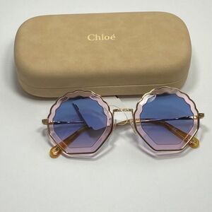 Chloé shell shaped sunglasses